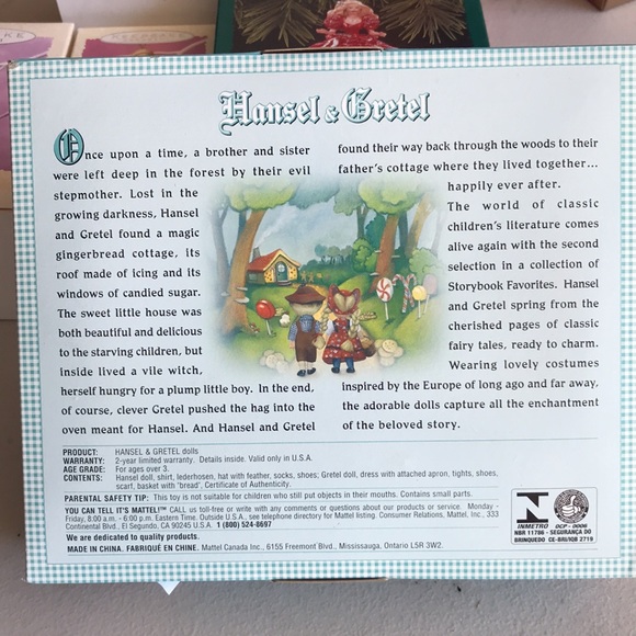 Hansel Gretel storybook favorites 2nd NIB BARBIE - Picture 2 of 6